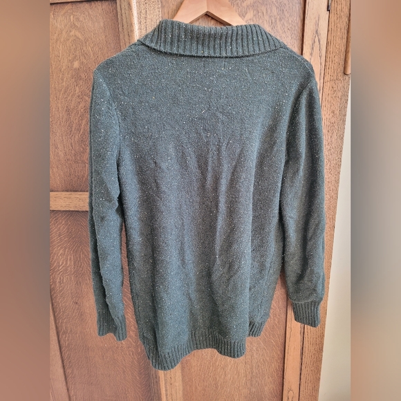 Muted olive green cardigan - Picture 4 of 5